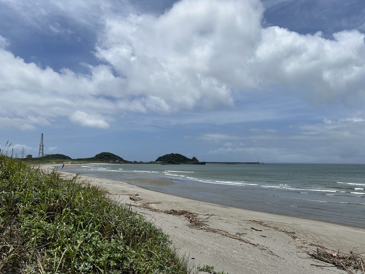 薩摩川内市の唐浜海水浴場