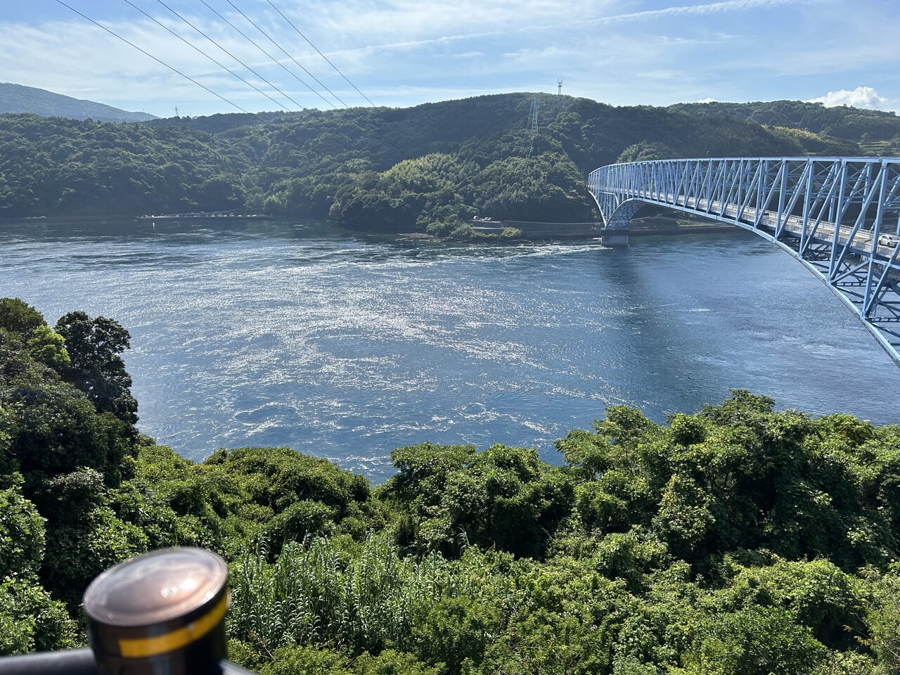 長島町のうずしおパークの渦潮