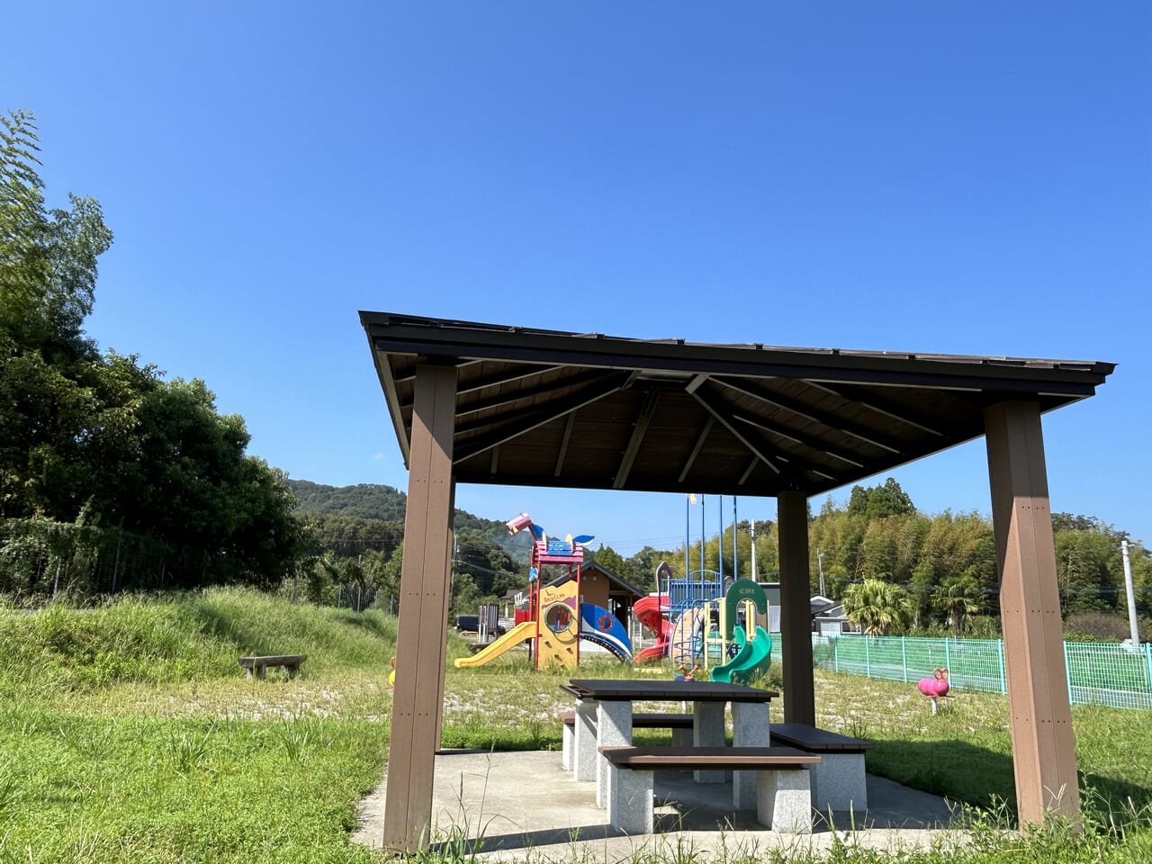 薩摩川内市大原野池公園の子供用遊具