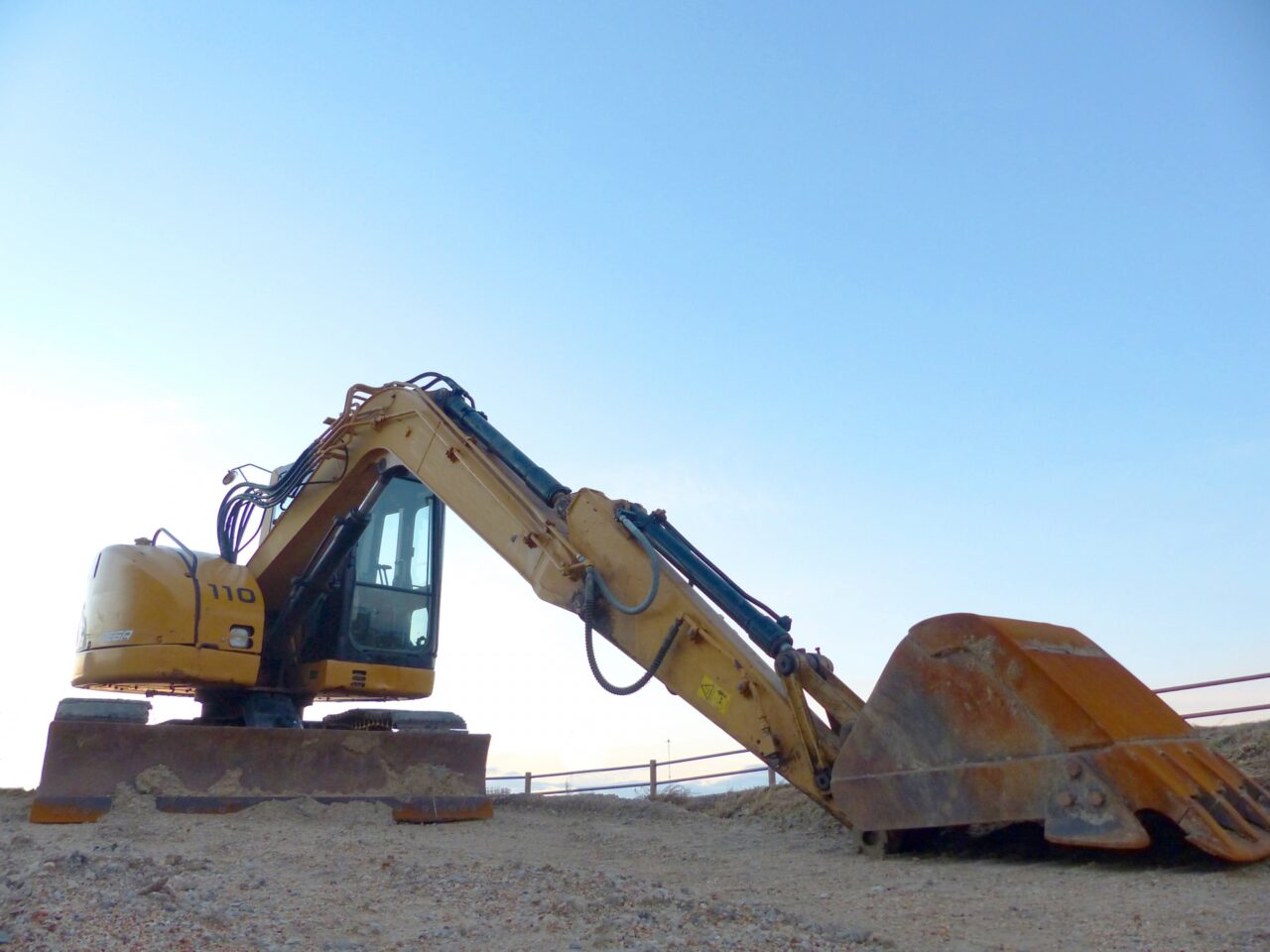 薩摩川内市土木・建築フェスタのショベルカー