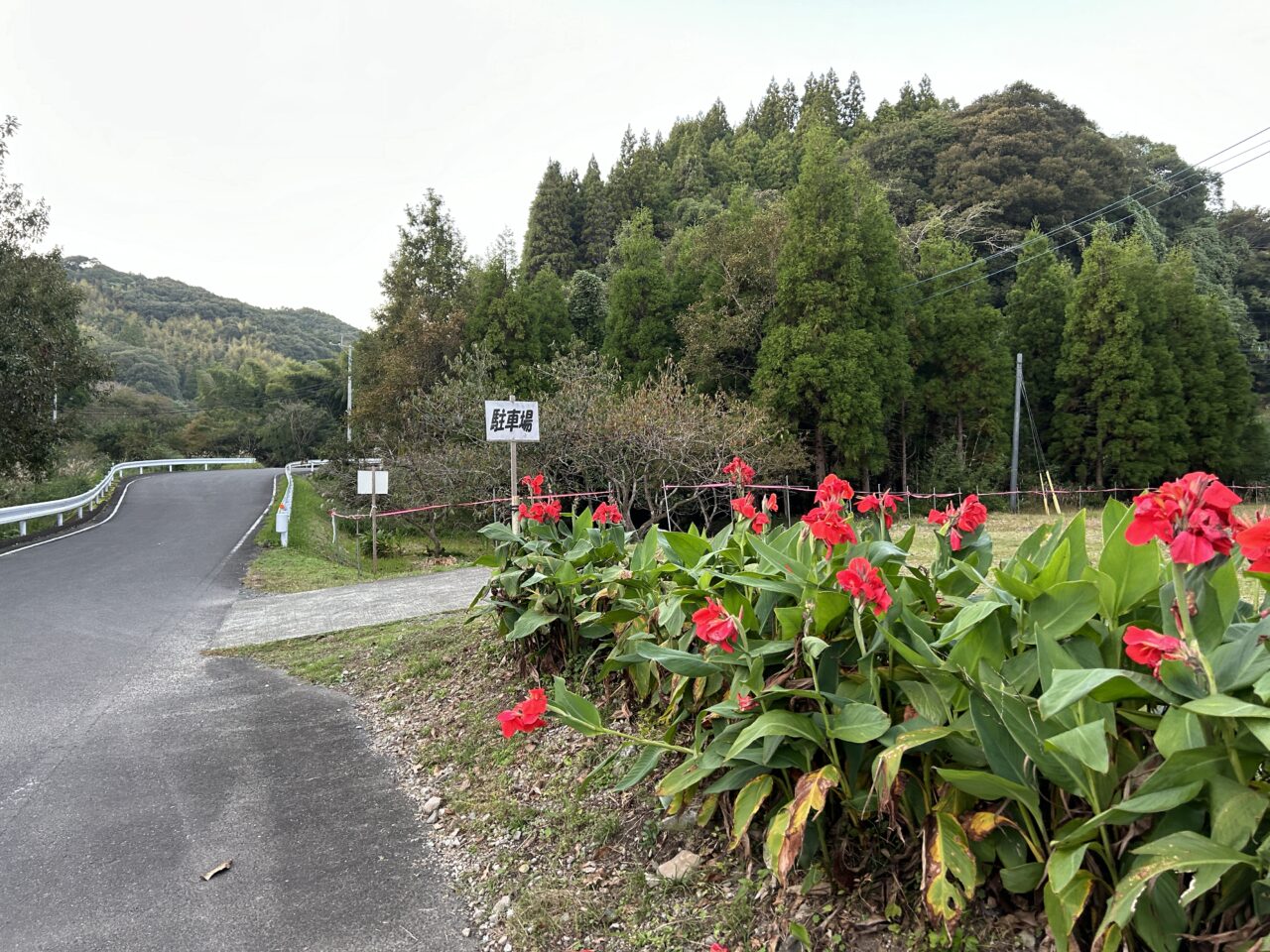 薩摩川内市上大迫イチョウの杜広場の駐車場