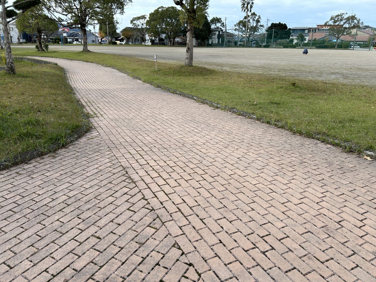 薩摩川内市野間島公園の通路