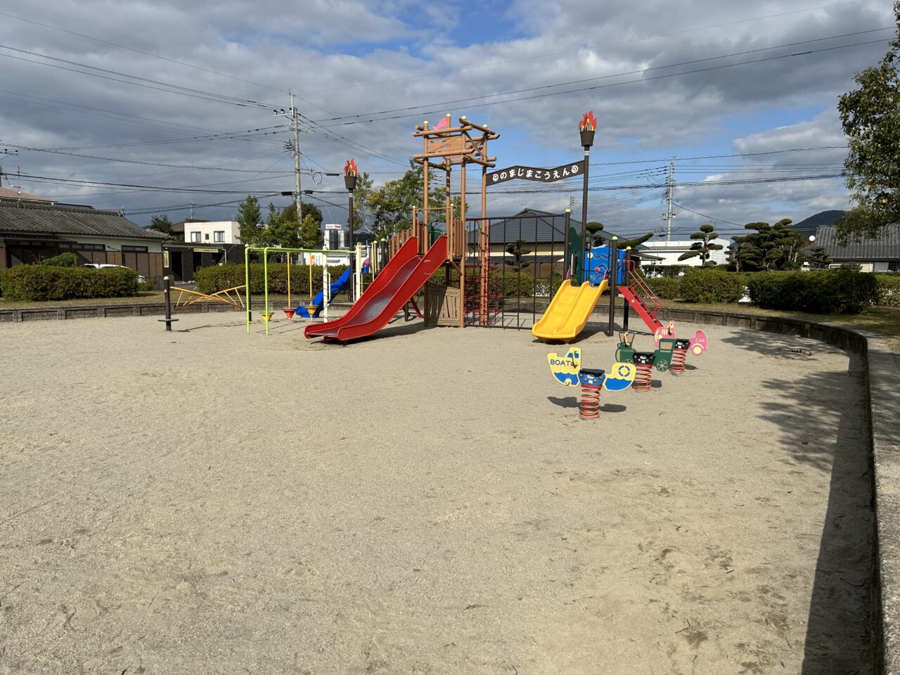 薩摩川内市野間島公園の遊具