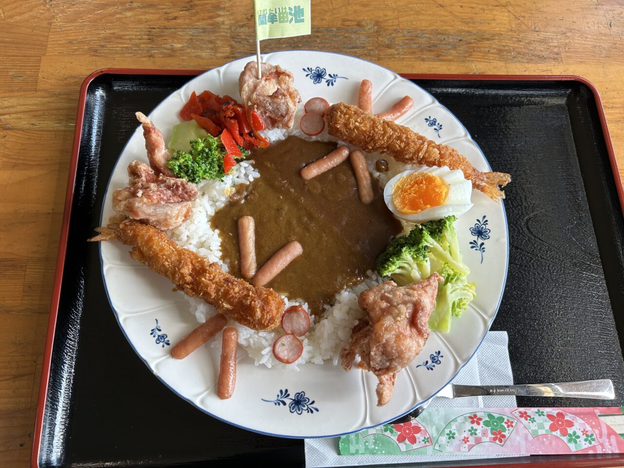 薩摩川内市一休～ちょいcafeの藺牟田池カレー