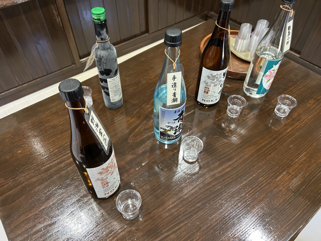 薩摩川内市祁答院蒸留所の試飲