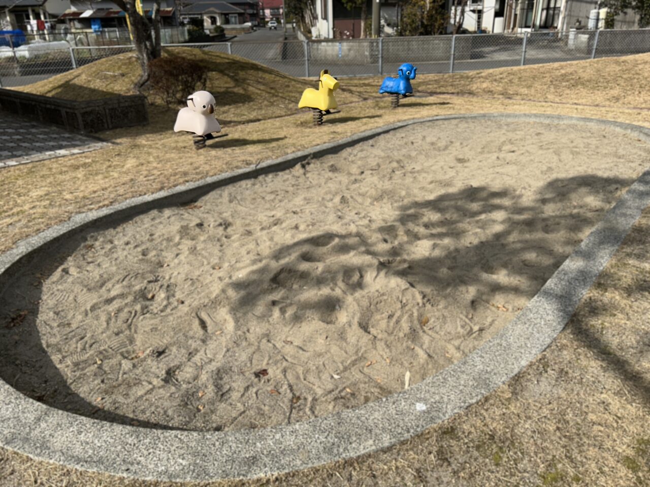 薩摩川内市前畑児童公園の砂場