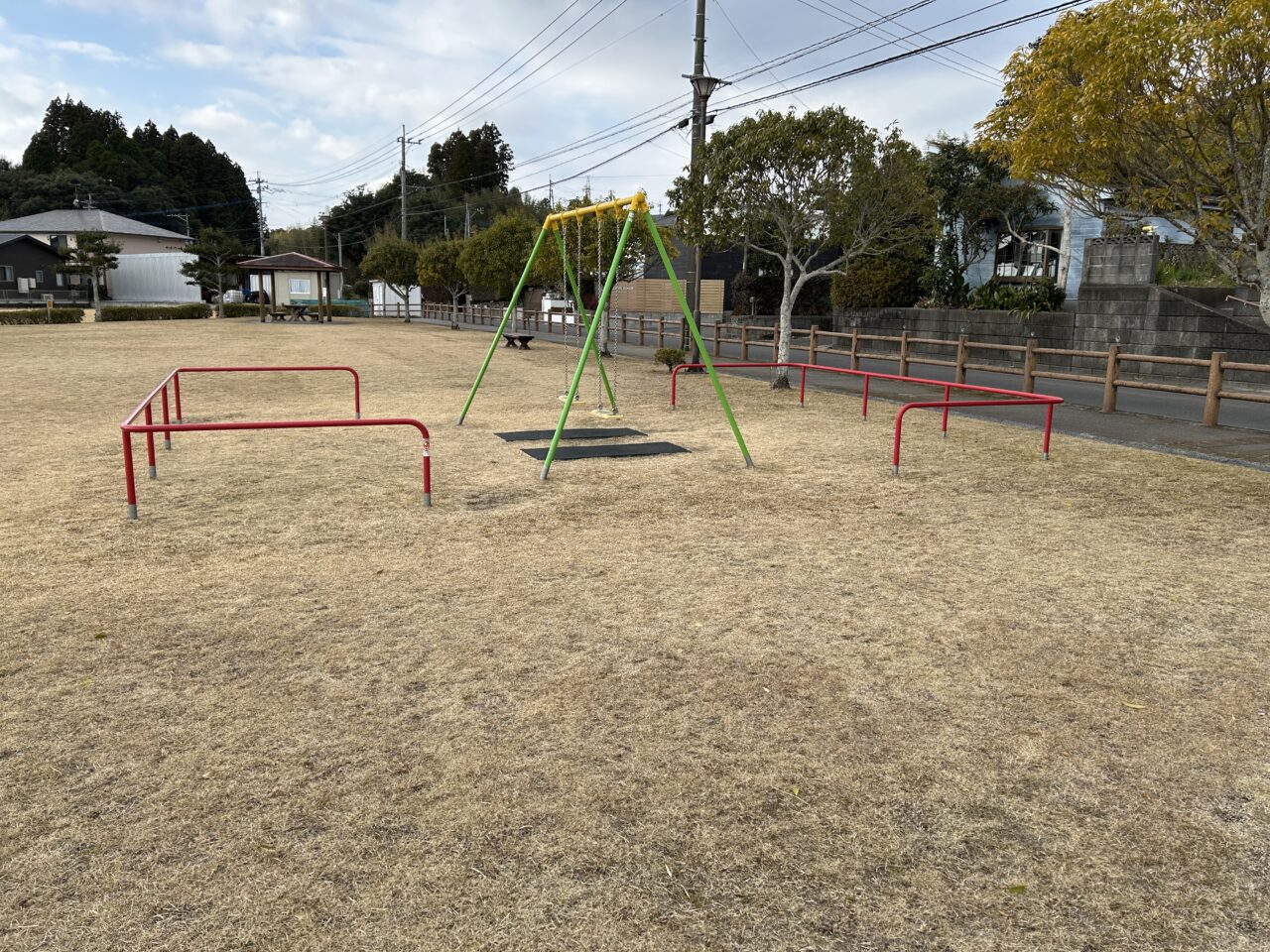 薩摩川内市山田島公園のブランコ