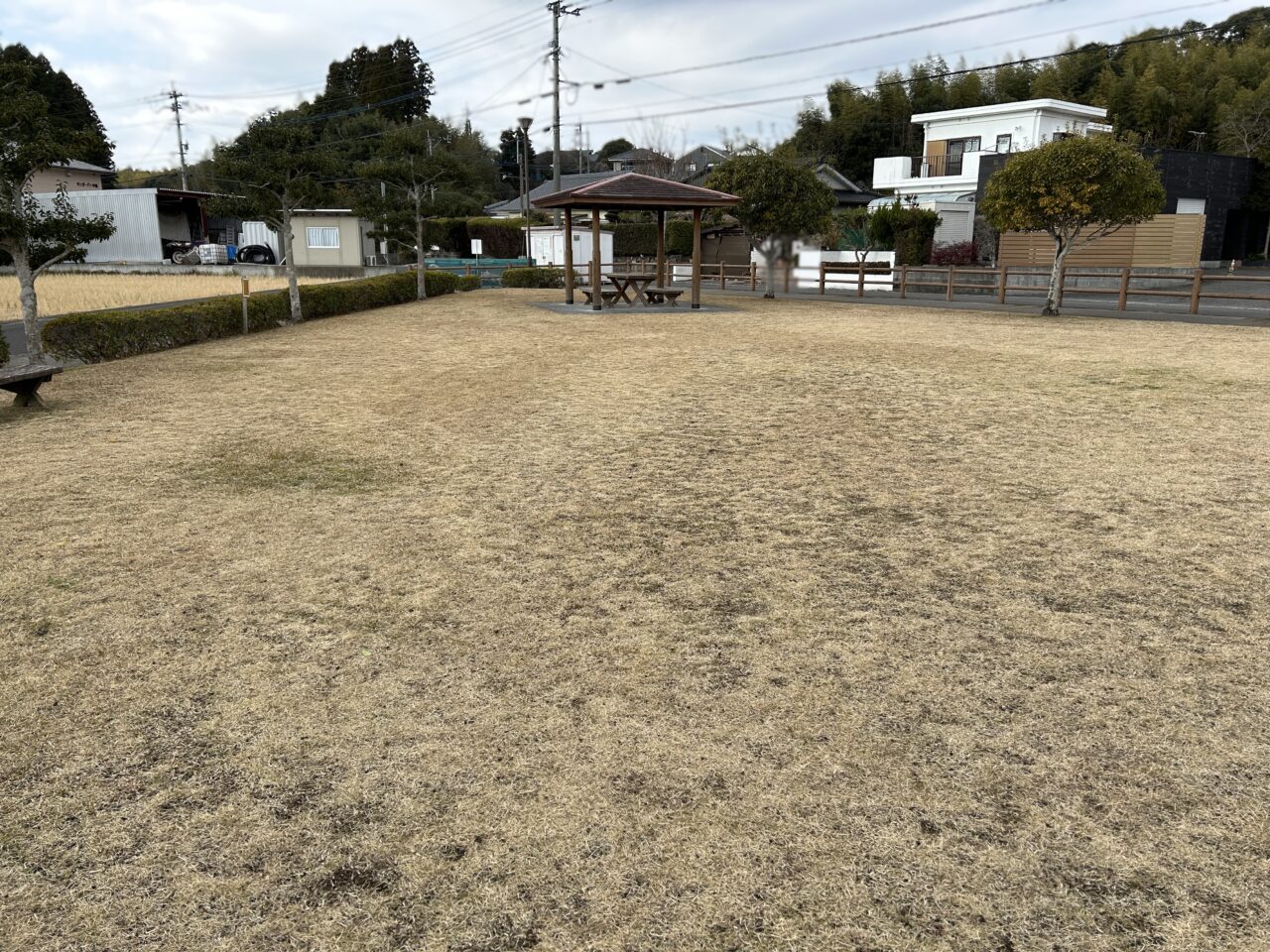 薩摩川内市山田島公園の広場