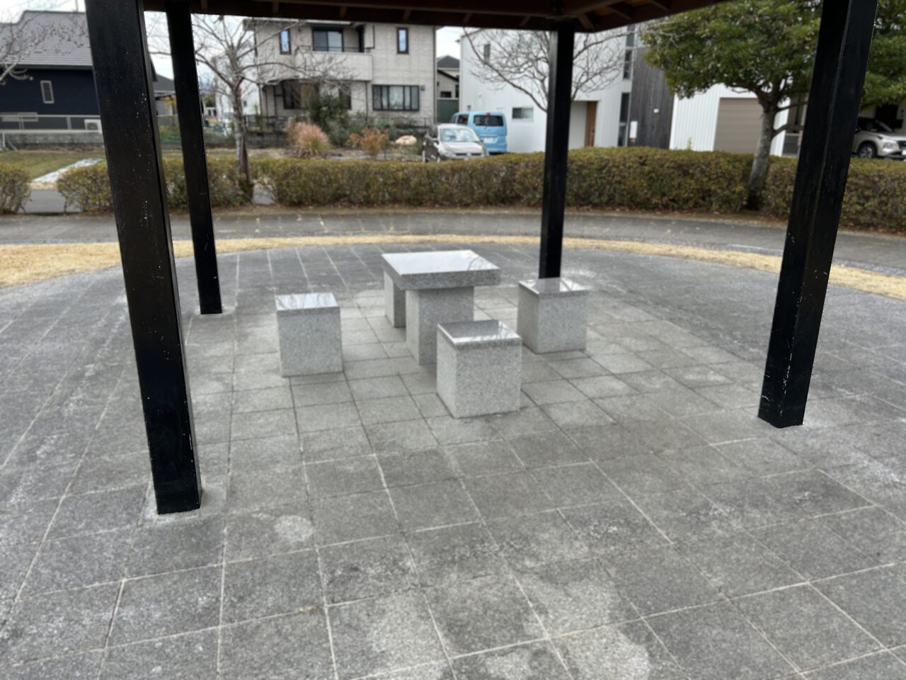 薩摩川内市前田公園の椅子