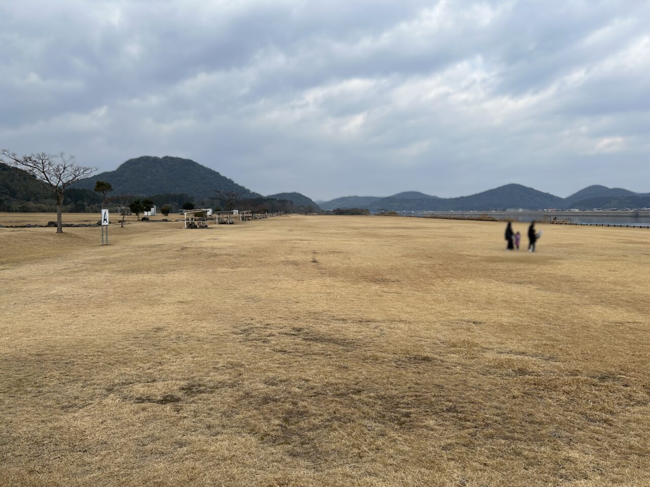 薩摩川内市川内川宮里公園の親子