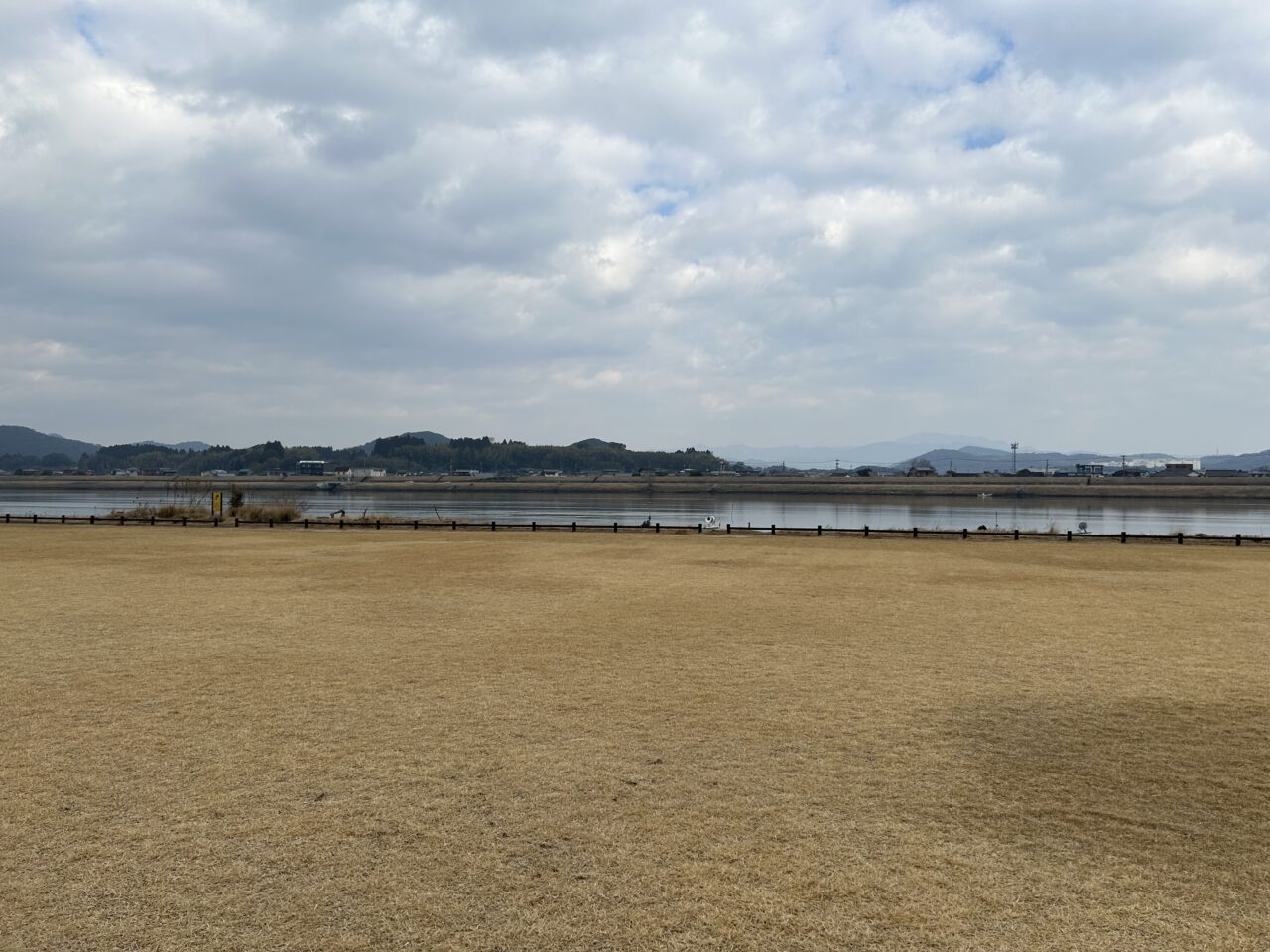 薩摩川内市川内川宮里公園の川内川