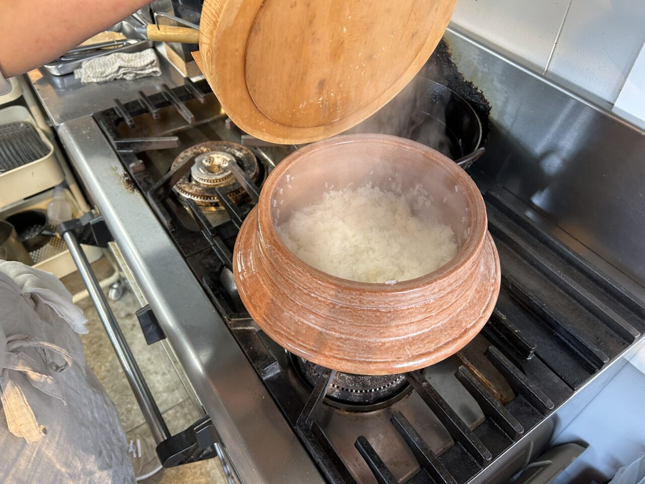 薩摩川内市喫茶アカリトキの土鍋ご飯