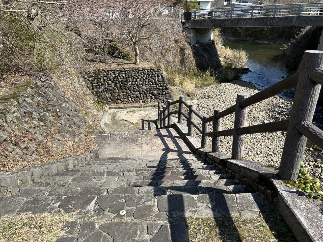 薩摩川内市湯の滝公園の階段