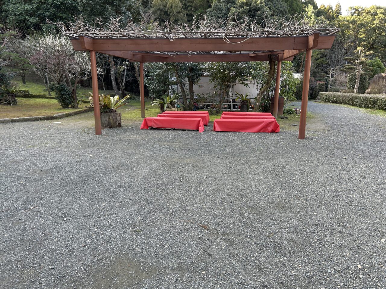 薩摩川内市藤川天神の休憩所