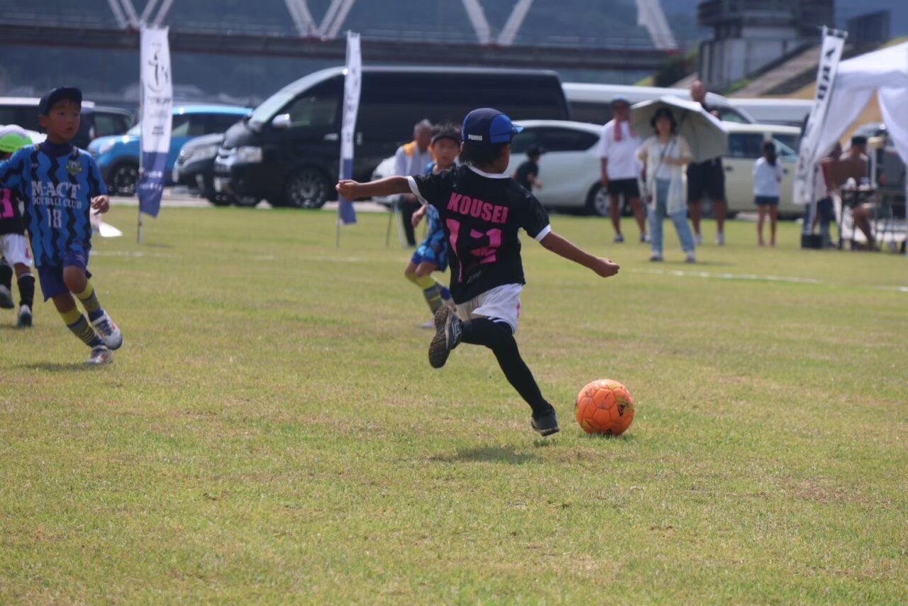 薩摩川内市RJジュニアールサッカースクールの試合