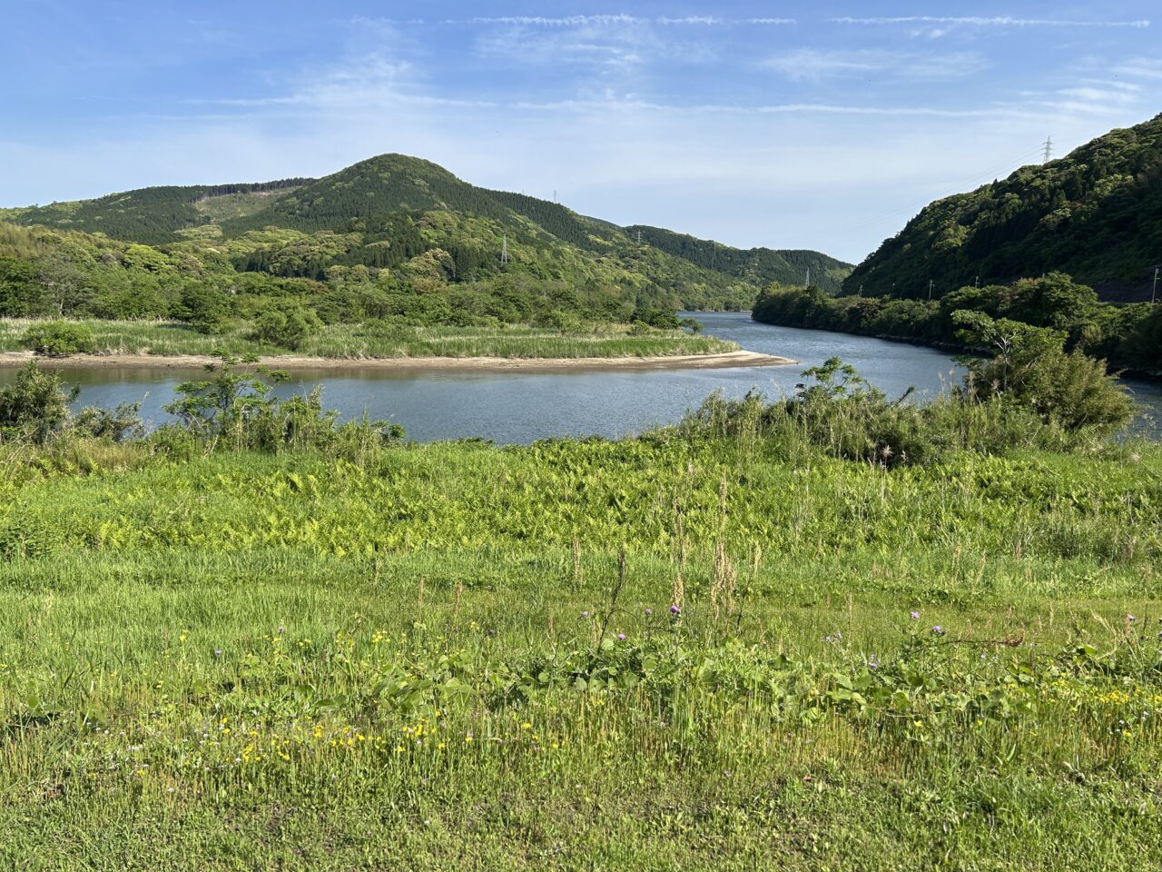 薩摩川内市田海導水記念公園の景色