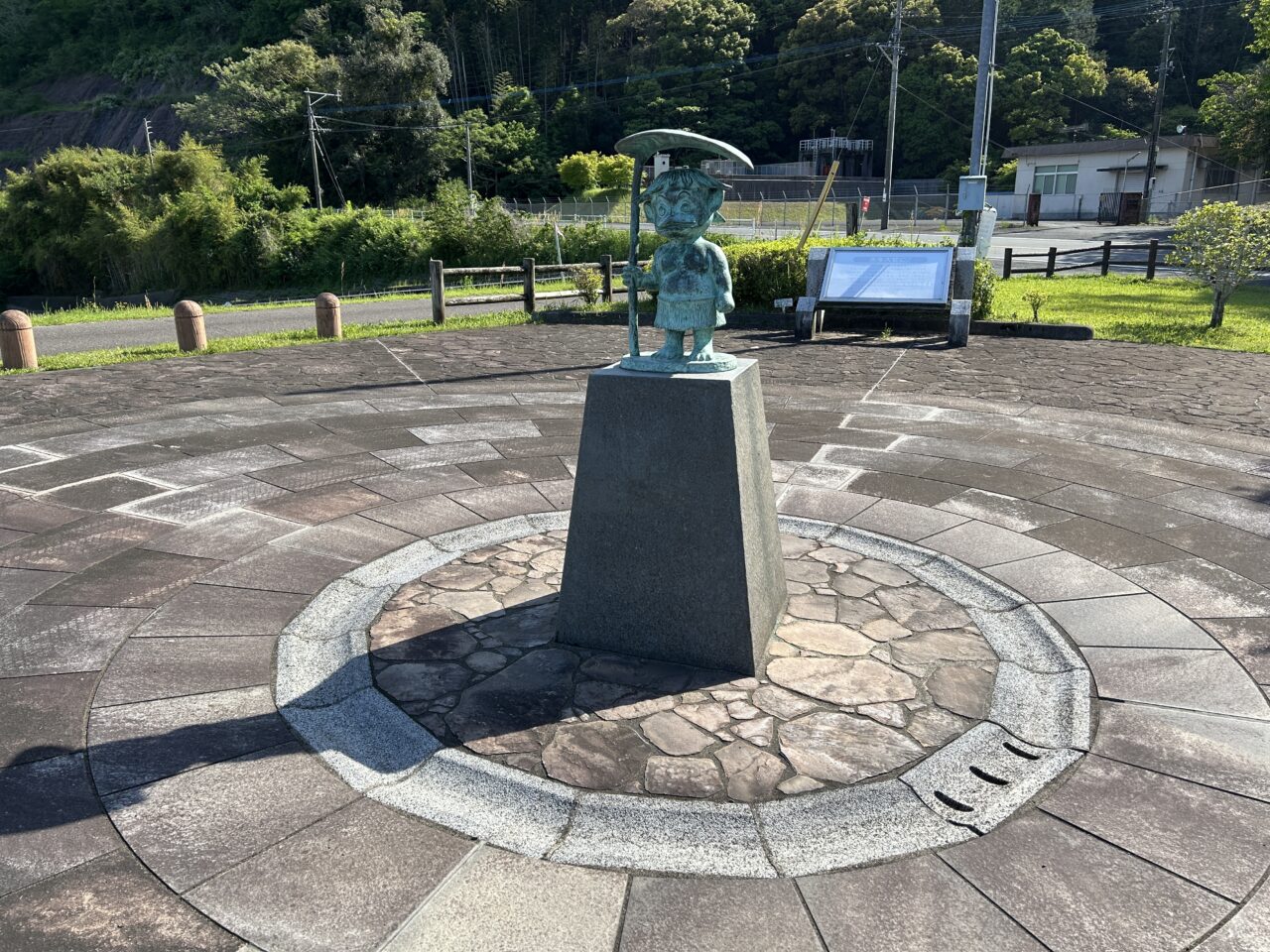 薩摩川内市田海導水記念公園のかっぱ