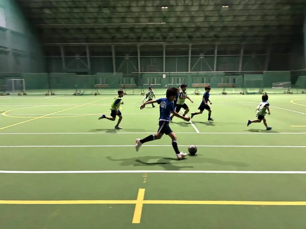 薩摩川内市ゼロワンフットサルの練習