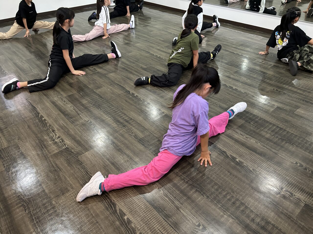 薩摩川内市ダンススタジオ奏の練習