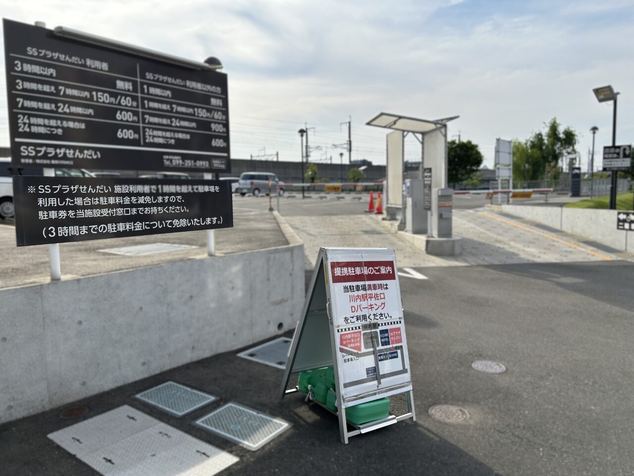 ssプラザせんだいの駐車場