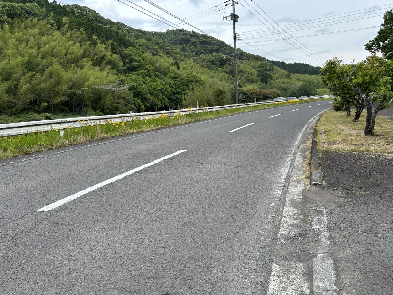 薩摩川内市ジェラートホカゾノ道路