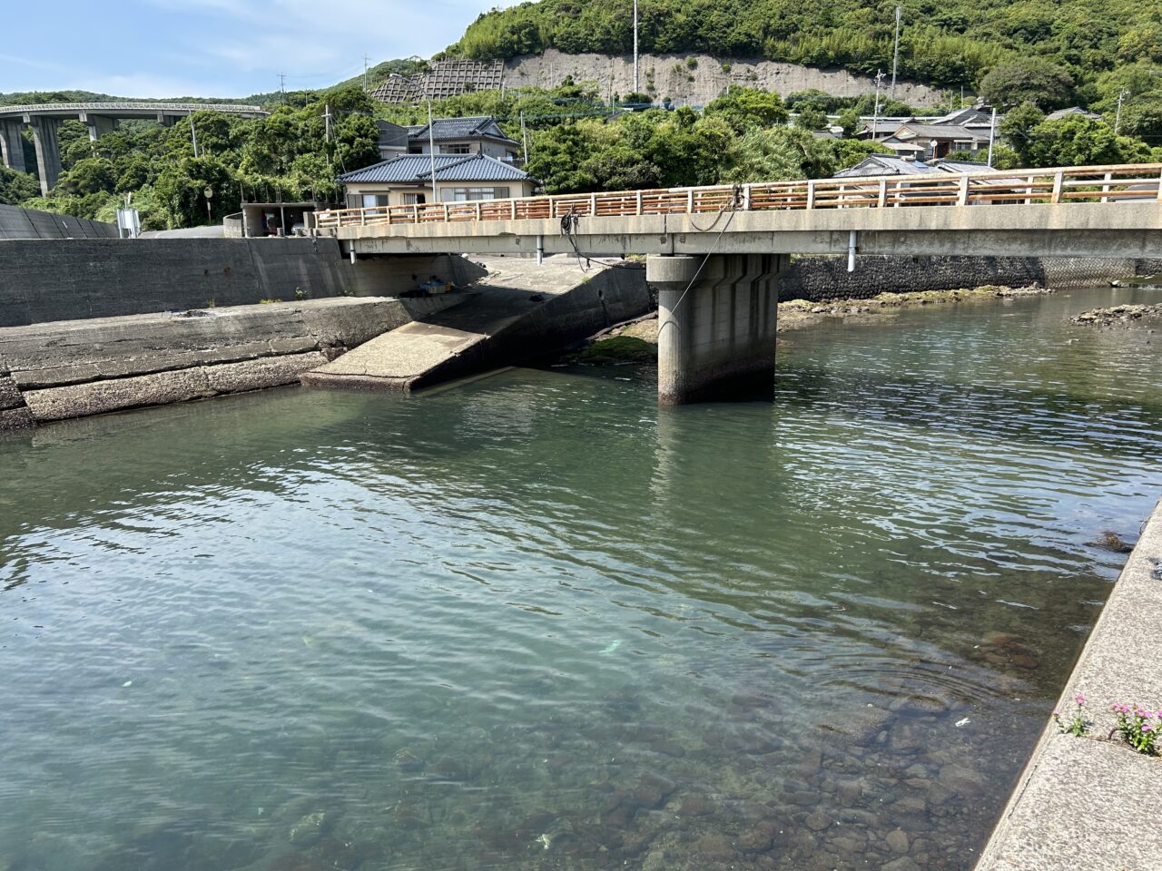 薩摩川内市土川漁港橋