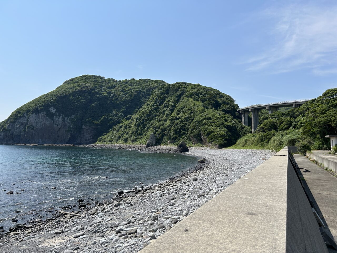 薩摩川内市土川漁港から見える景色