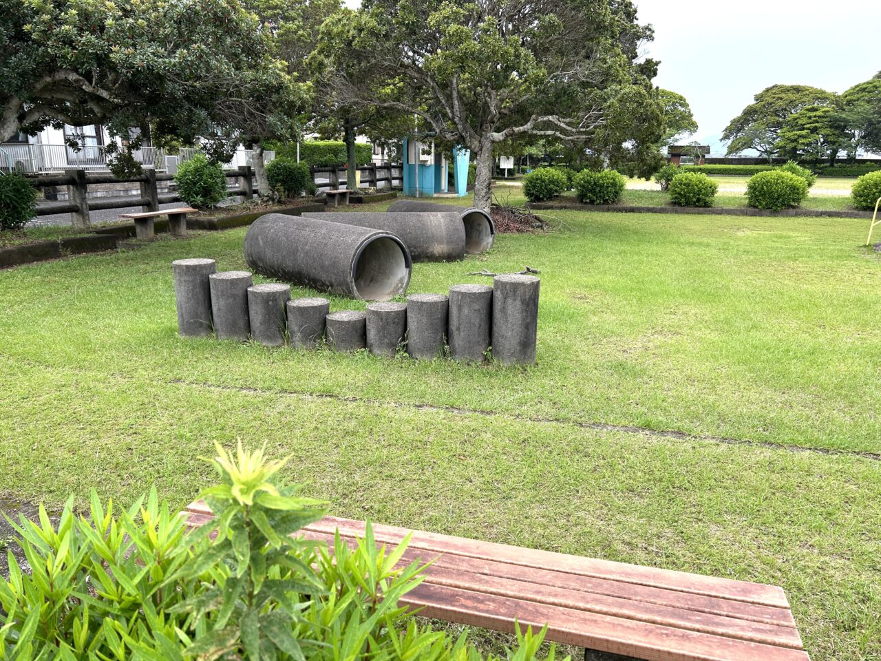 出水市米ノ津公園の土管