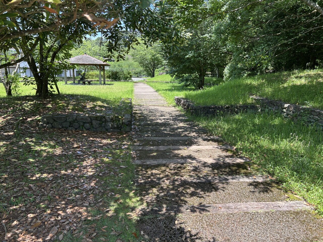 薩摩川内市回廊パークの通路