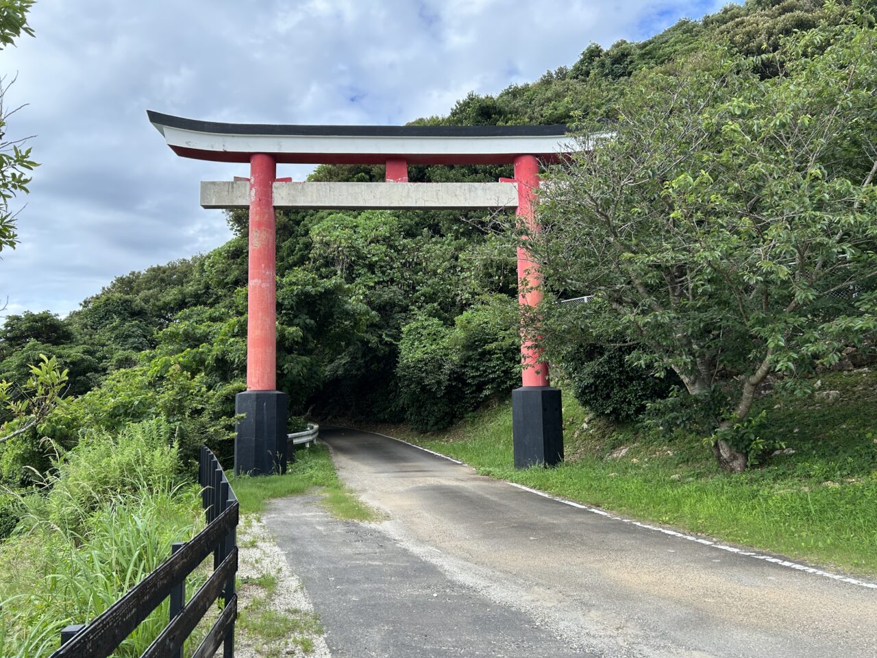 阿久根市護国神社の鳥居