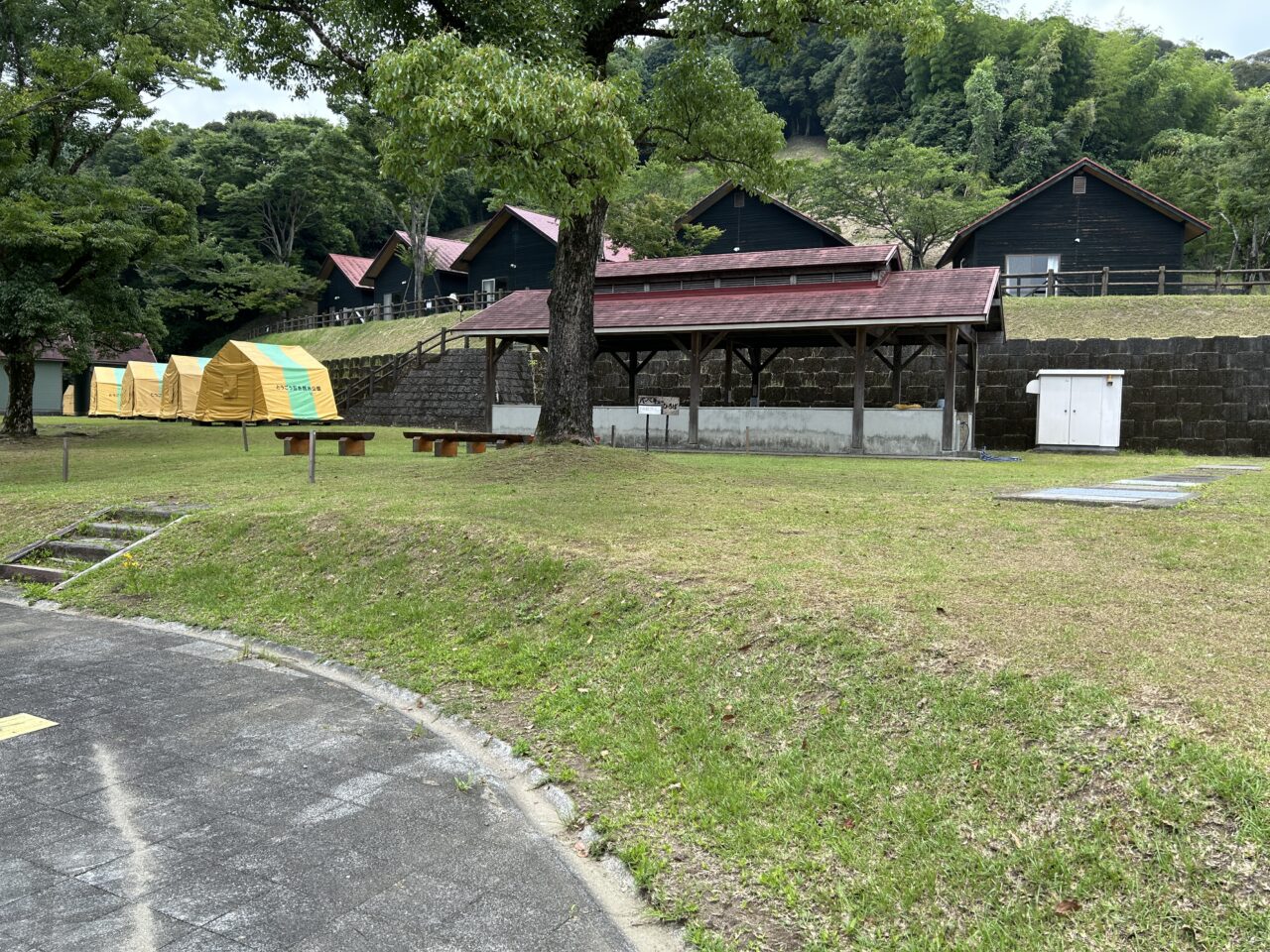 薩摩川内市とうごう五色親水公園のキャンプ場