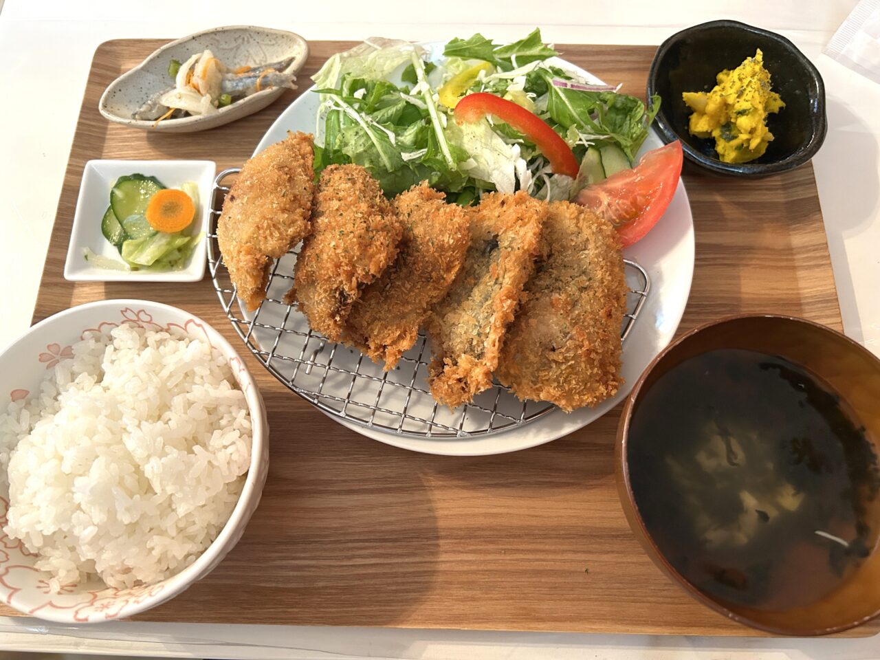 阿久根市cafesoaprootの魚ランチ