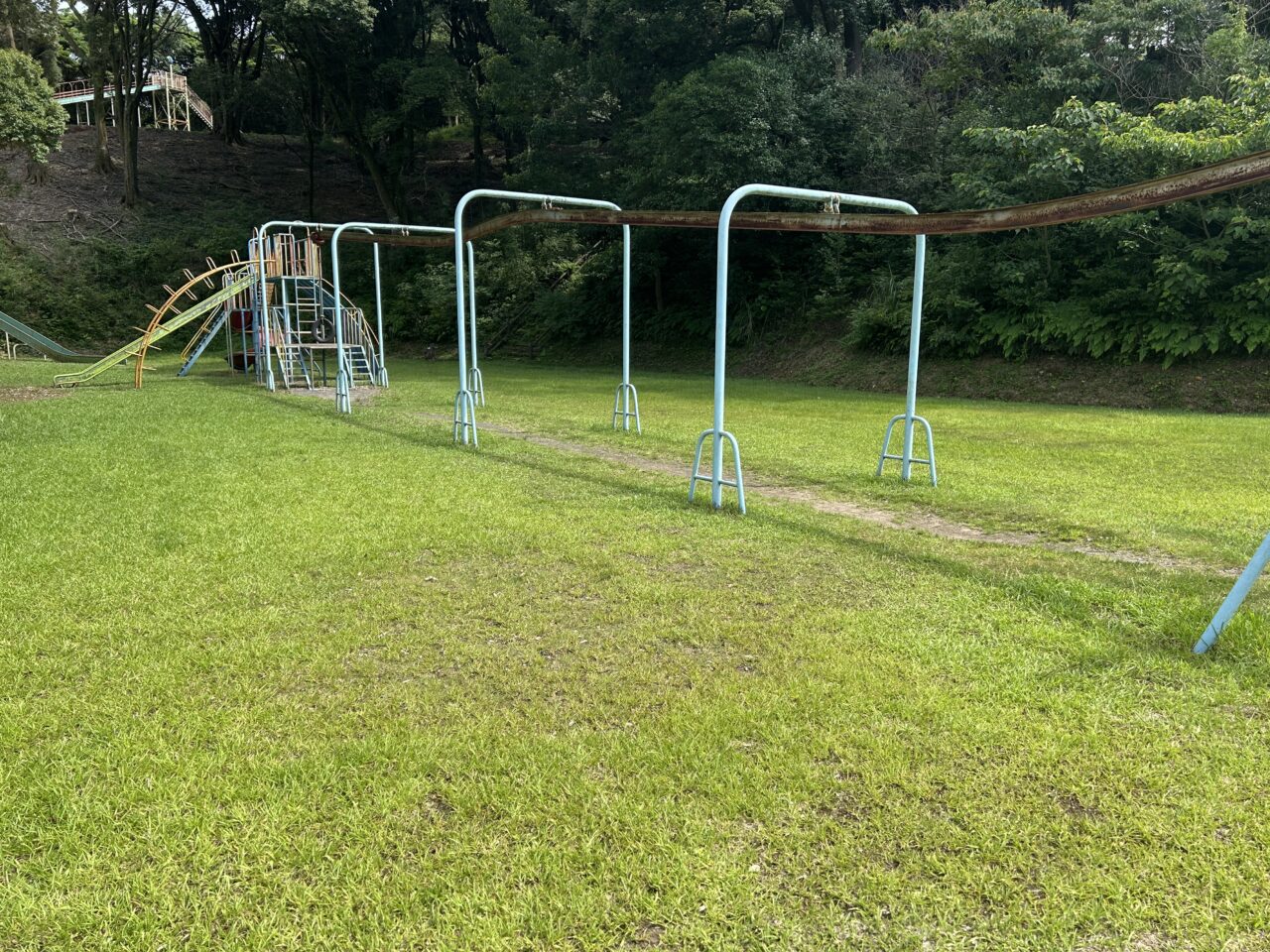 出水市高野山公園のスライダー