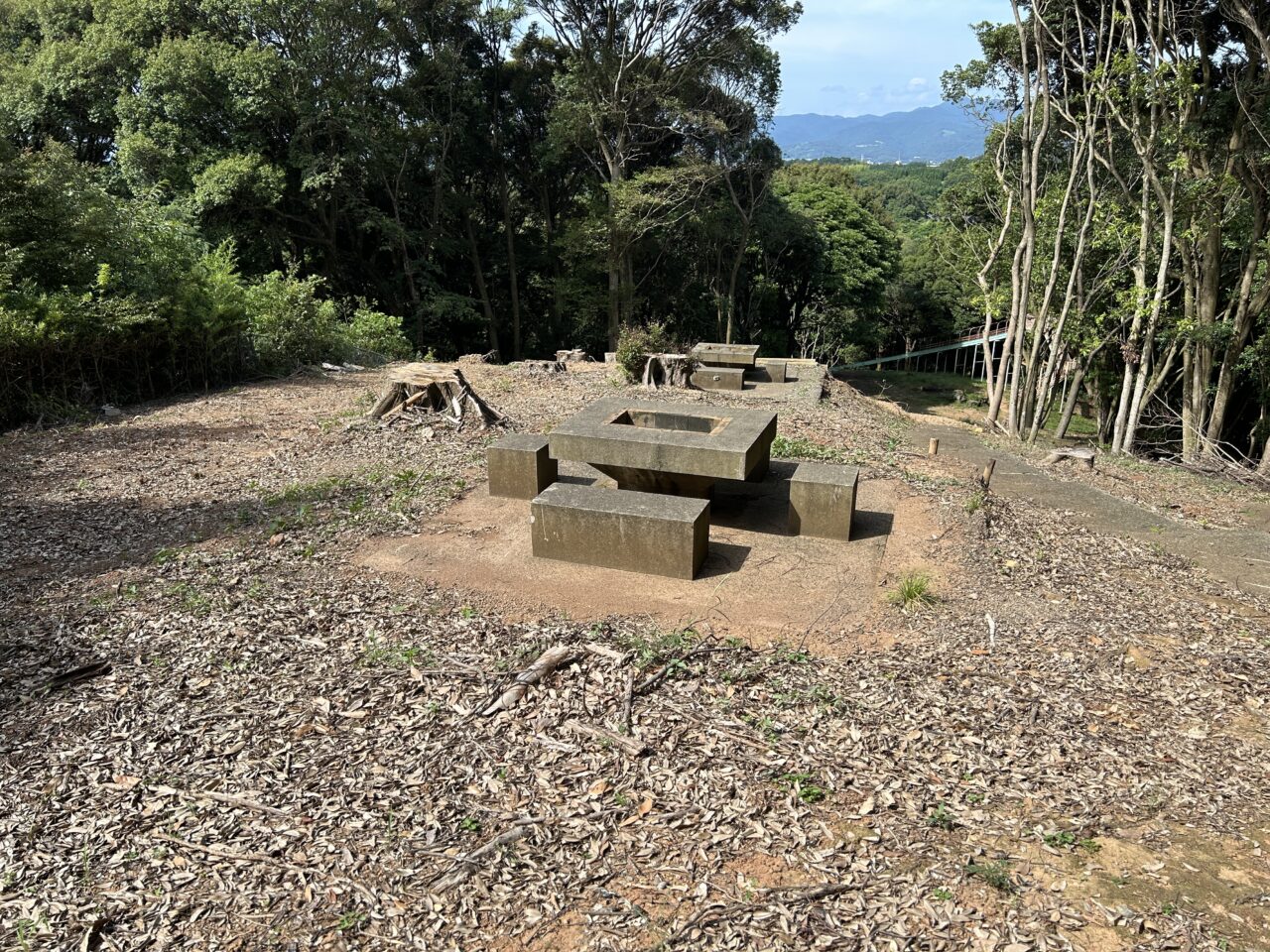 出水市高野山公園のバーベキュー場